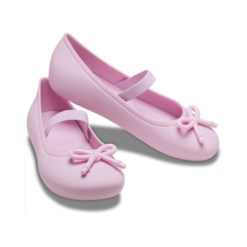 Crocs™ Brooklyn Bow Flat Ballerina Pink