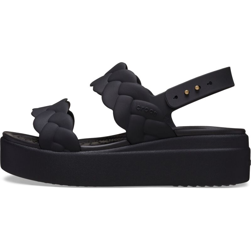 Crocs™ Brooklyn Woven Upper Low Women's Black/Black