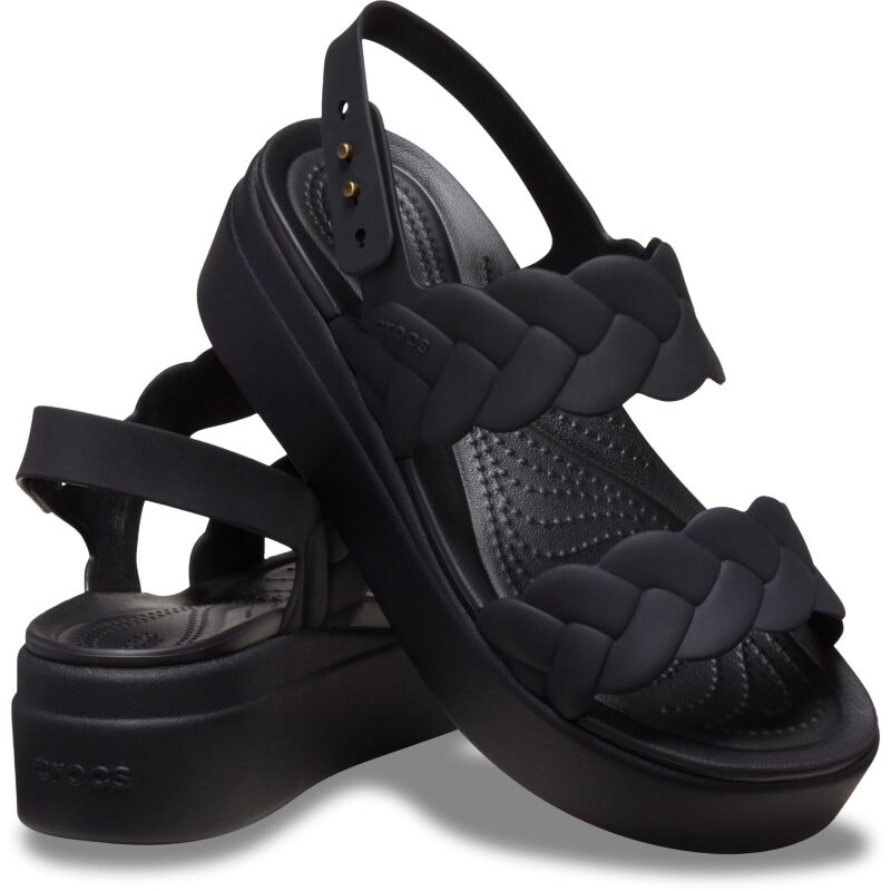 Crocs™ Brooklyn Woven Upper Low Women's Black/Black