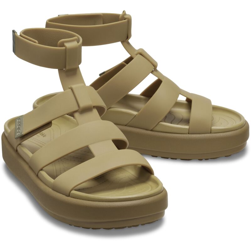 Crocs™ Brooklyn Luxe Gladiator Tan/Tan