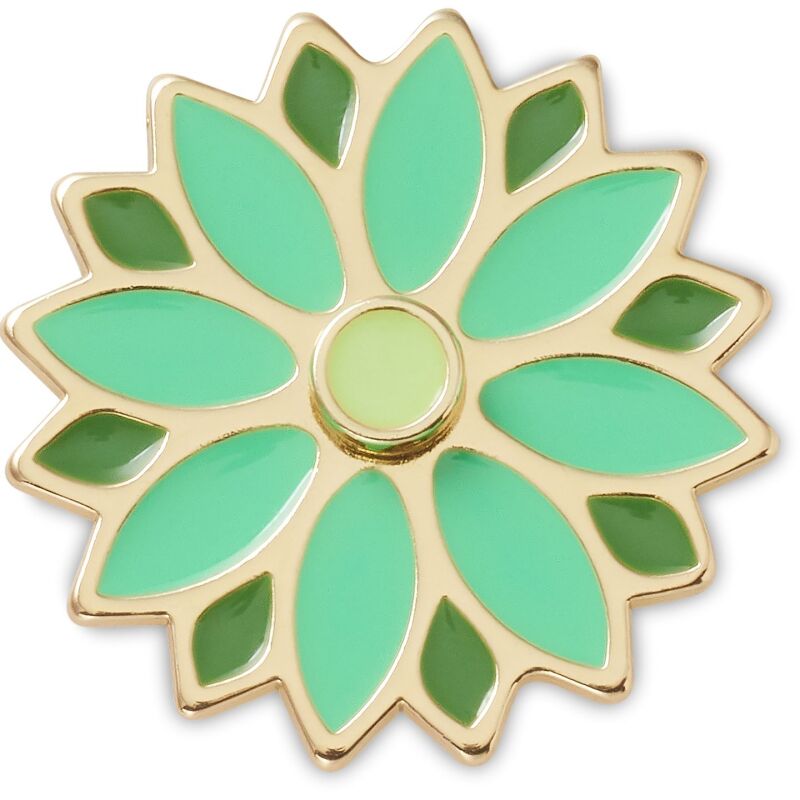 Crocs™ Jibbitz Green Spinner Flower 196265825042 