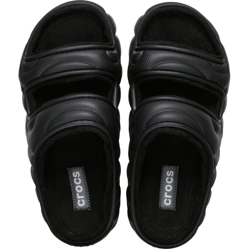 Crocs™ CLASSIC COZZZY OVERPUFF SANDAL Black