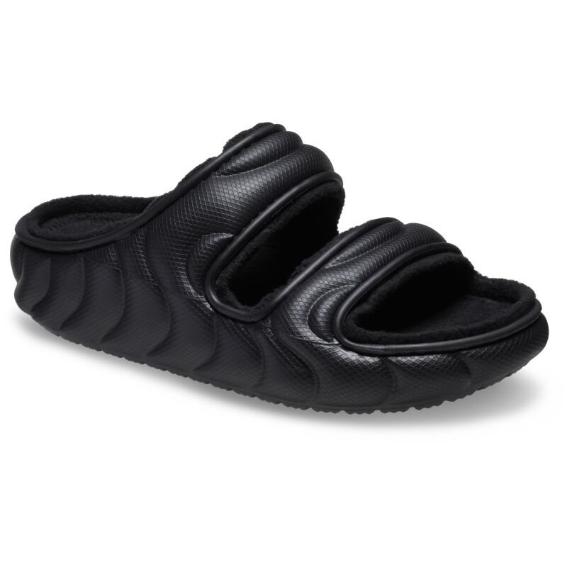 Crocs™ CLASSIC COZZZY OVERPUFF SANDAL Black