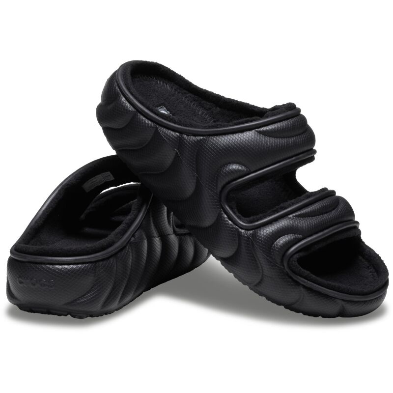 Crocs™ CLASSIC COZZZY OVERPUFF SANDAL Black