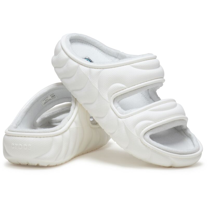 Crocs™ Classic Cozzzy Overpuff Sandal White