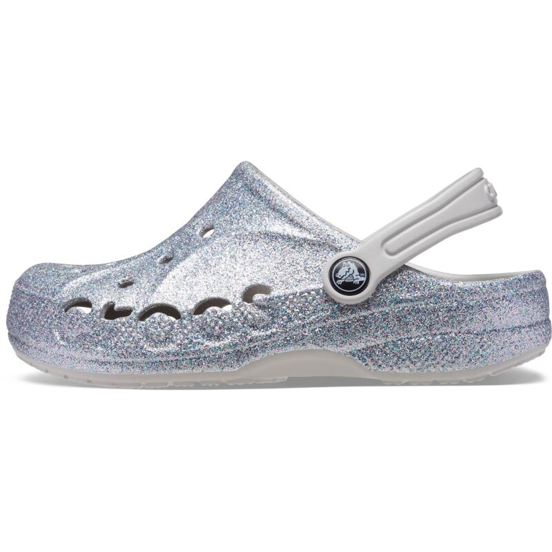 Crocs™ Baya Glitter Clog Kid's 207015 Silver