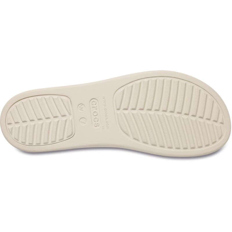 Crocs™ Brooklyn Buckle Frosted Low Wedge Sandstone