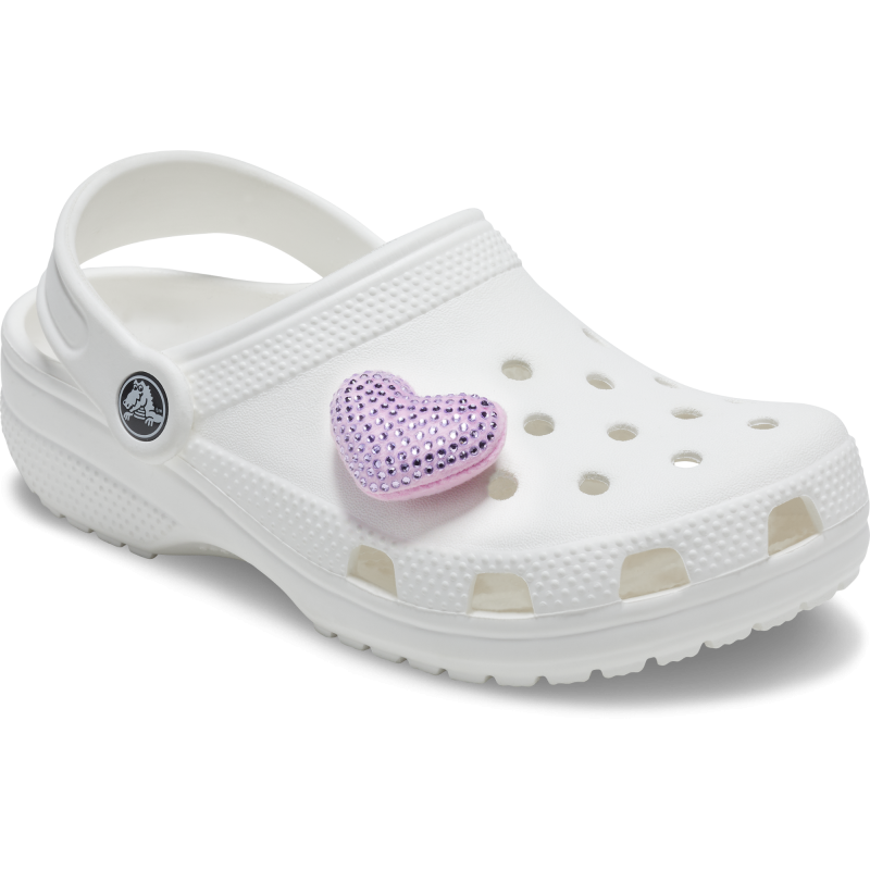 Crocs™ Jibbitz Plush Purple Gem Heart 196265858323 
