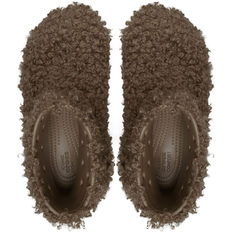 Crocs™ Crush Doodle Fur Boot Sepia