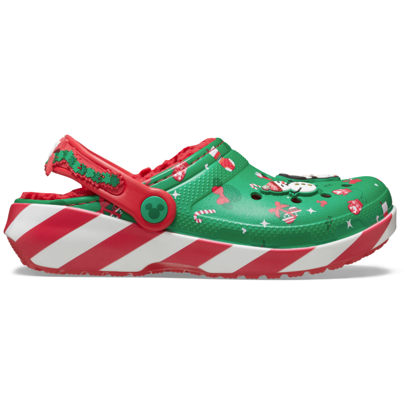 Crocs™ Mickey Xmas Lined Classic Clog Kid's Multi