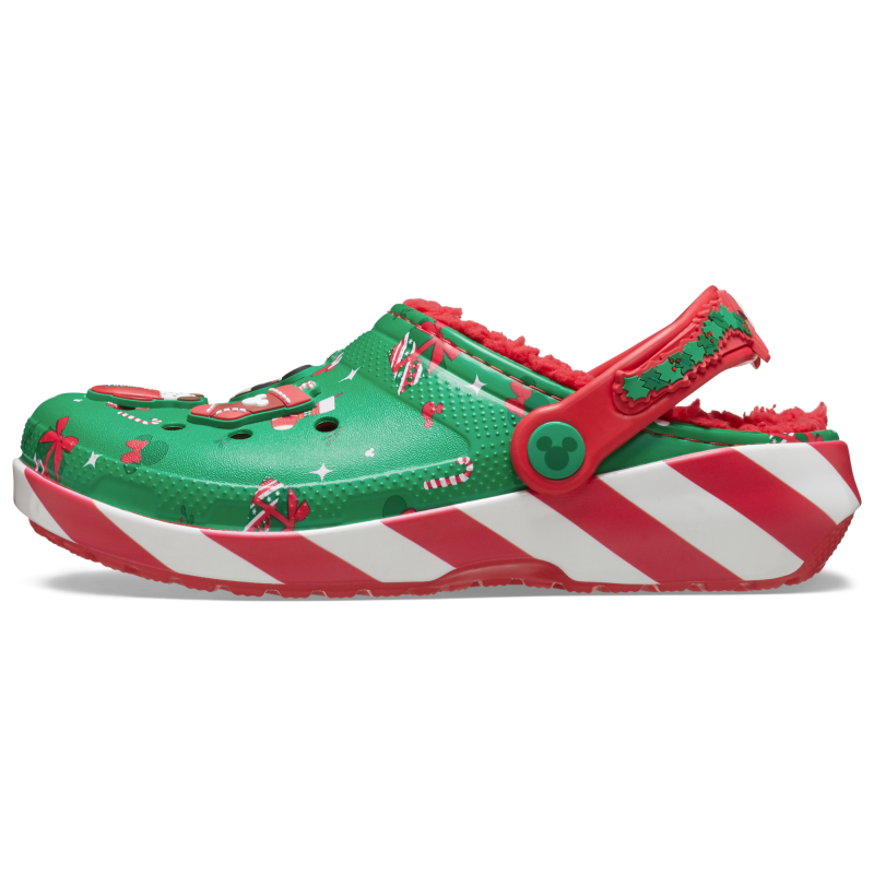 Crocs™ Mickey Xmas Lined Classic Clog Kid's Multi