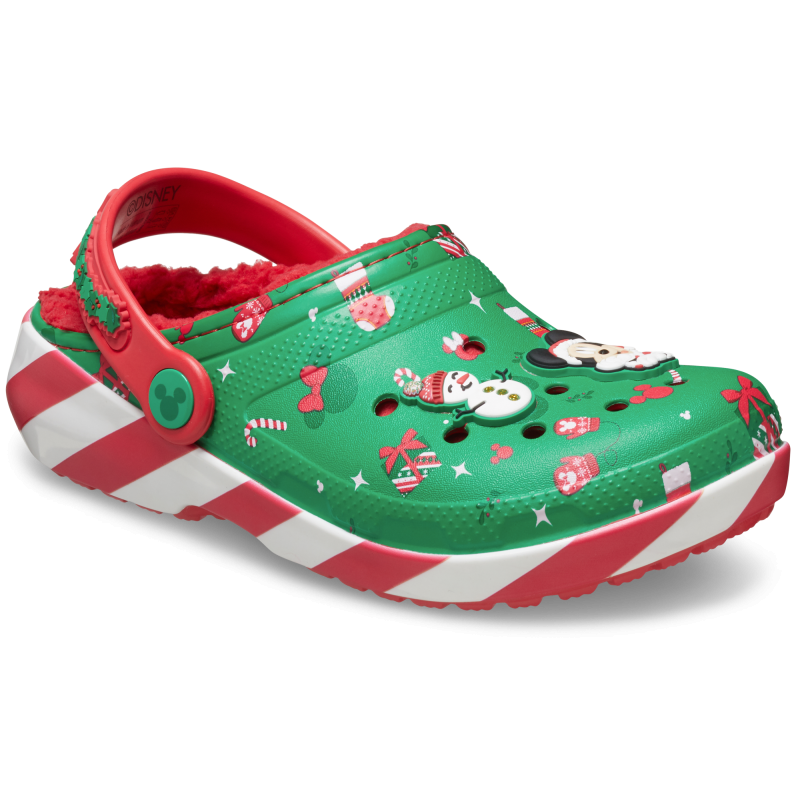 Crocs™ Mickey Xmas Lined Classic Clog Kid's Multi