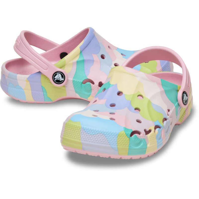 Crocs™ Baya Seasonal Printed Clog Kids' Petal Pink