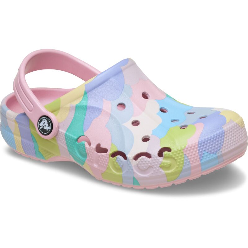 Crocs™ Baya Seasonal Printed Clog Kid's 209728 Petal Pink