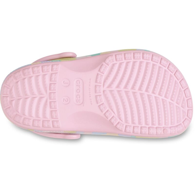 Crocs™ Baya Seasonal Printed Clog Kid's 209728 Petal Pink