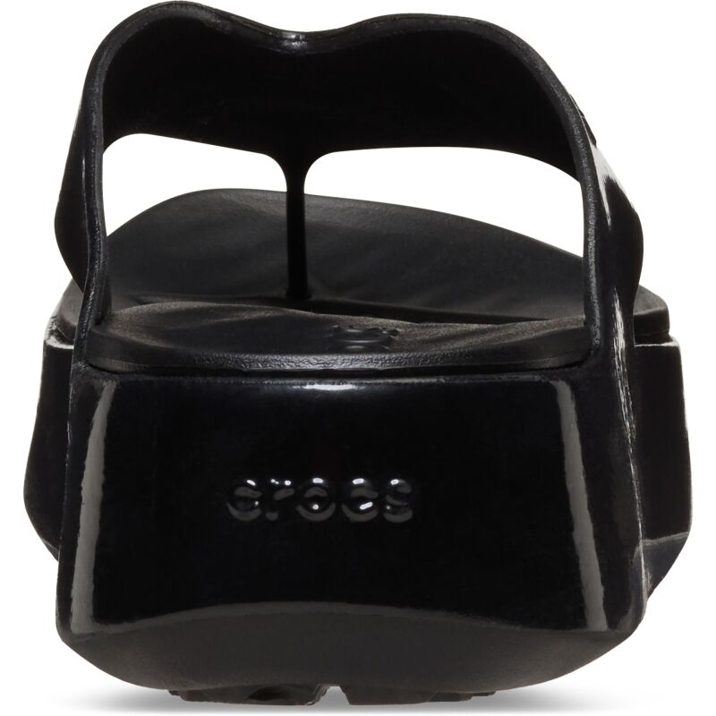 Crocs™ Getaway Platform Patent Flip Black