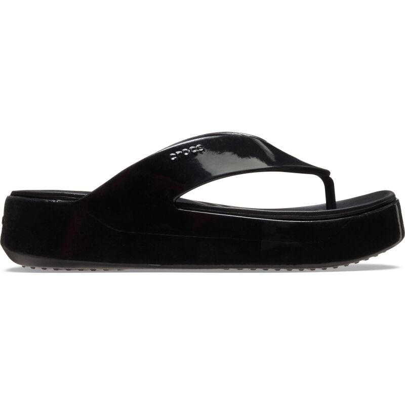 Crocs™ Getaway Platform Patent Flip Black
