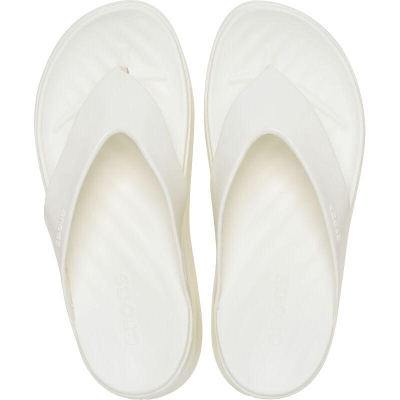 Crocs™ Getaway Platform Patent Flip Chalk