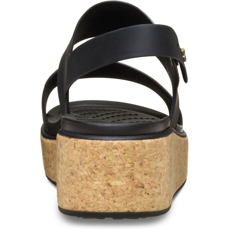 Crocs™ Brooklyn Cork Low Wedge Black/Black