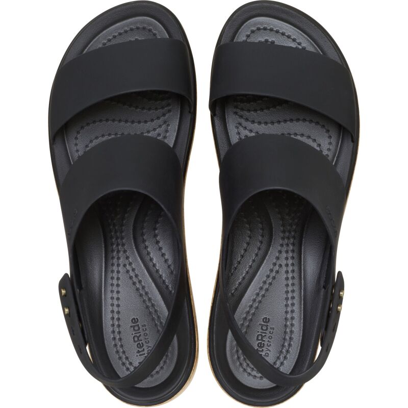 Crocs™ Brooklyn Cork Low Wedge Black/Black