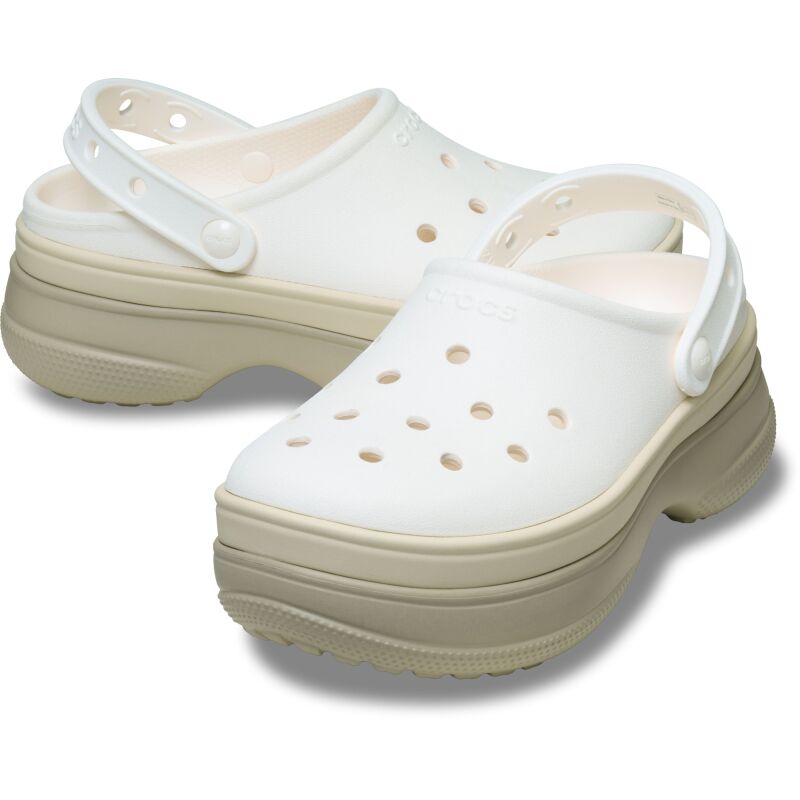 Crocs™ Classic Stacked Clog Chalk