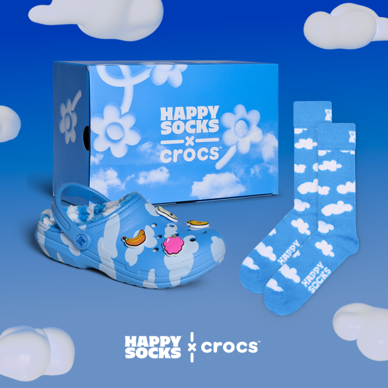 Crocs™ HappySocks X Classic Bundle Powder Blue