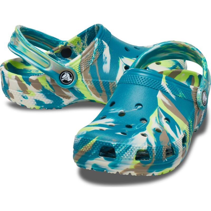 Crocs™ Classic Marbled Clog Toddlers' Limeade/Multi