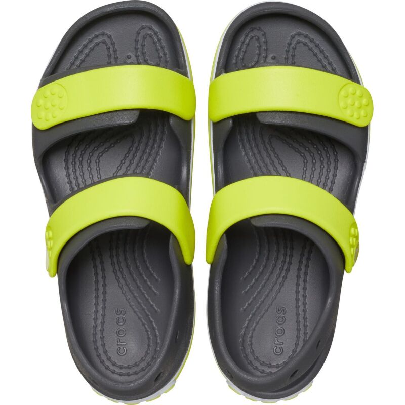Crocs™ Crocband Cruiser Sandal Kids' Slate Grey/Acidity