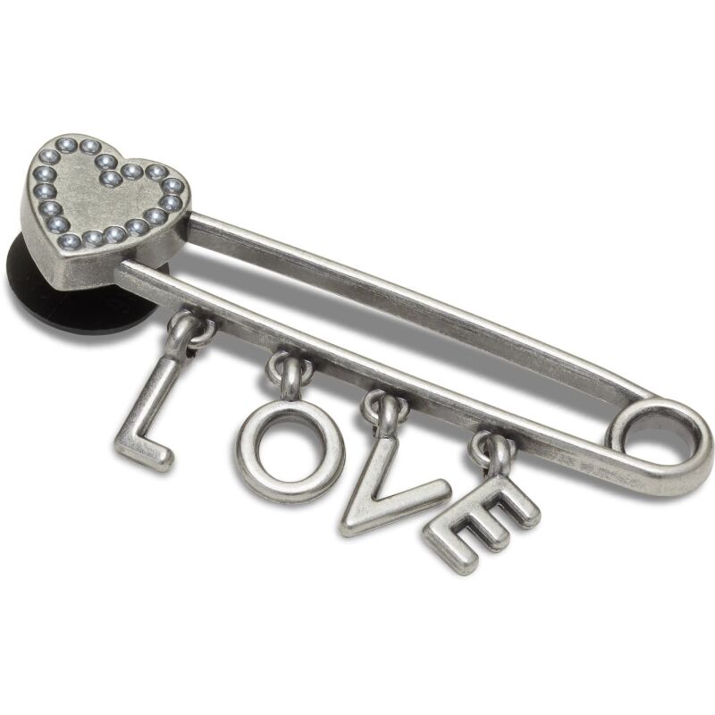 Crocs™ Jibbitz Love Safety Pin 