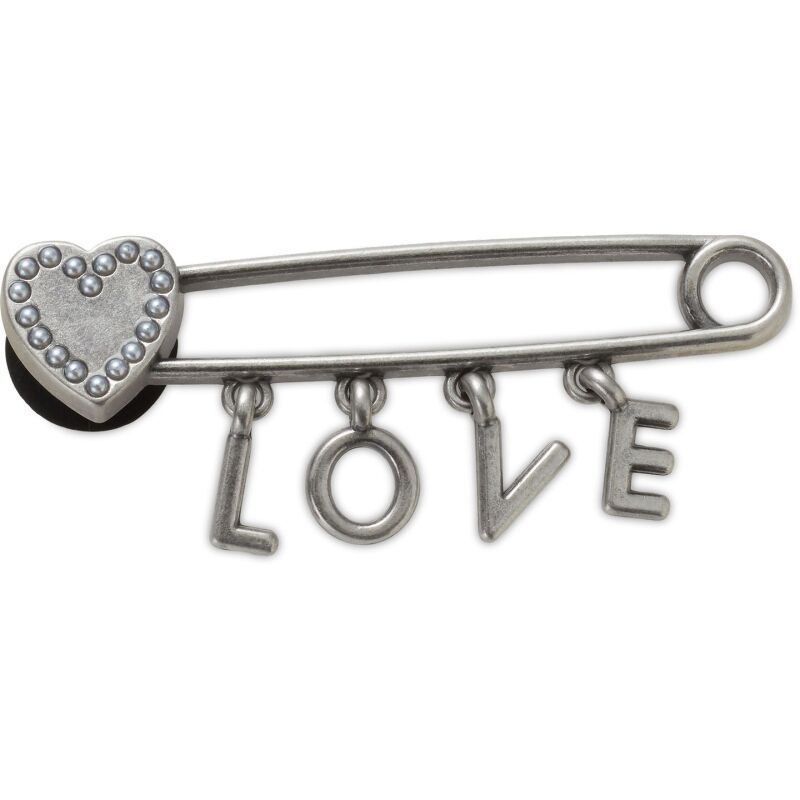 Crocs™ Jibbitz Love Safety Pin 