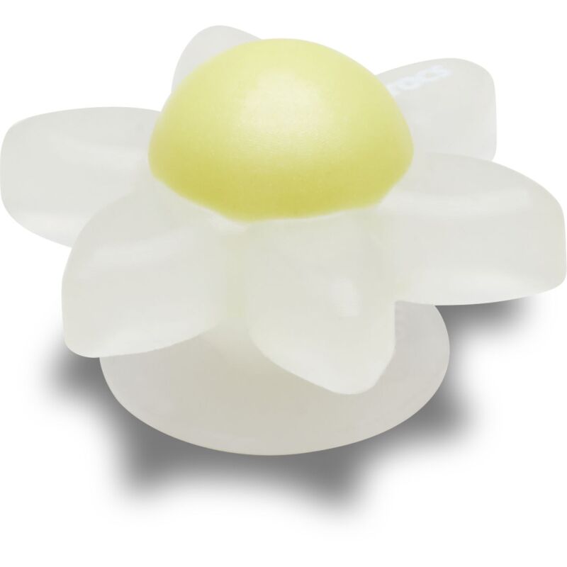 Crocs™ Jibbitz Iridescent Flower With Yellow 198445108259 