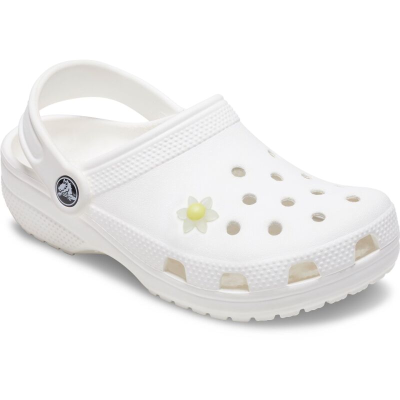 Crocs™ Jibbitz Iridescent Flower With Yellow 198445108259 