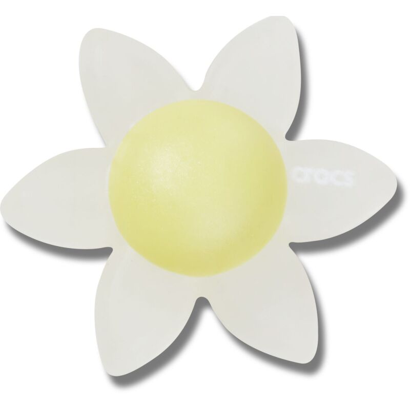 Crocs™ Jibbitz Iridescent Flower With Yellow 198445108259 