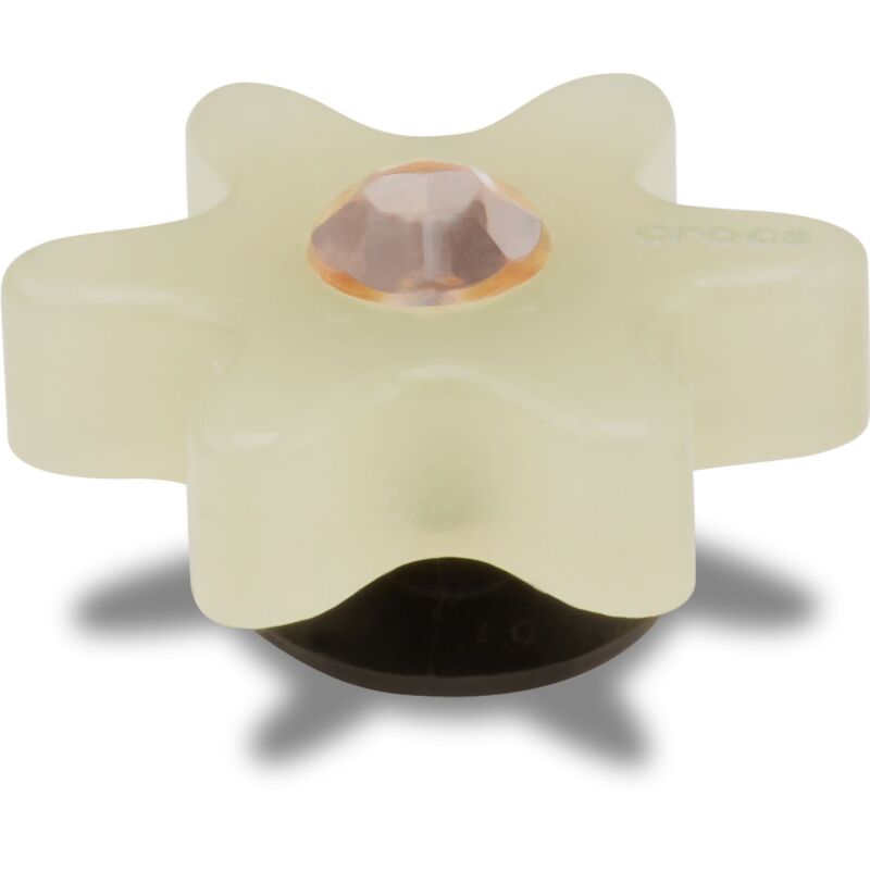 Crocs™ Jibbitz Tan Flower With Gem 198445128059 