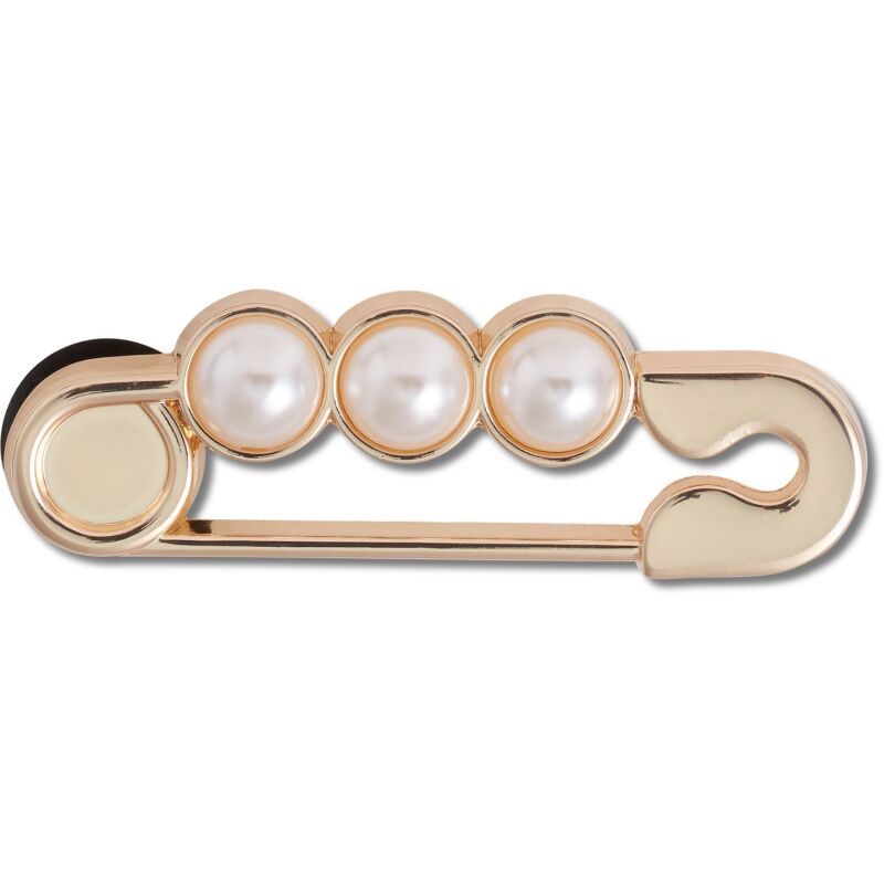 Crocs™ Jibbitz Gold And Pearl Safety Pin 196265883578 
