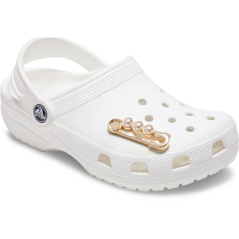 Crocs™ Jibbitz Gold And Pearl Safety Pin 196265883578 