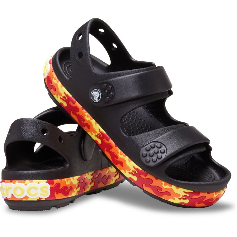 Crocs™ Crocband Cruiser Flames Sandal Kid's 211269 Black