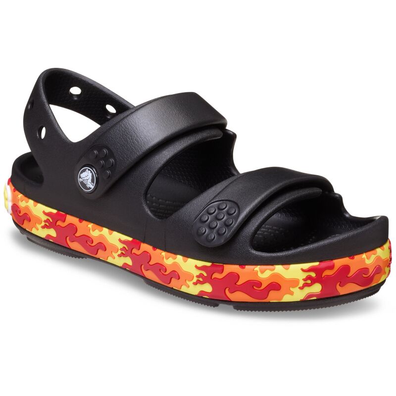 Crocs™ Crocband Cruiser Flames Sandal Kid's 211269 Black