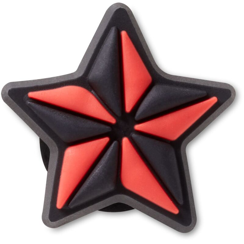 Crocs™ Jibbitz Black And Red Star Tattoo 198445177132 