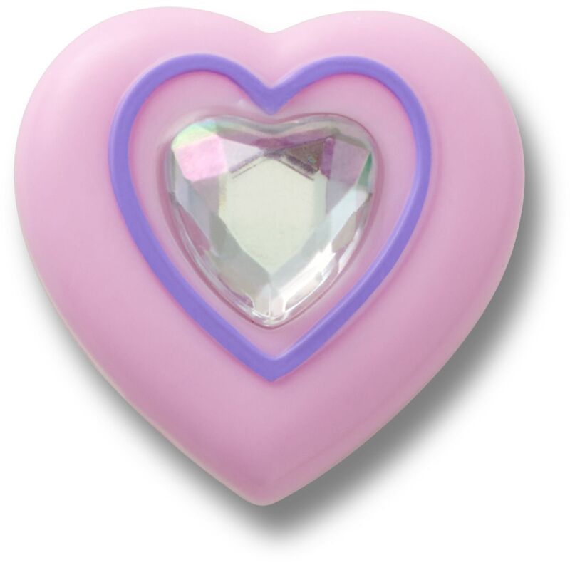Crocs™ Jibbitz Pink Heart With Gem 198445177019 