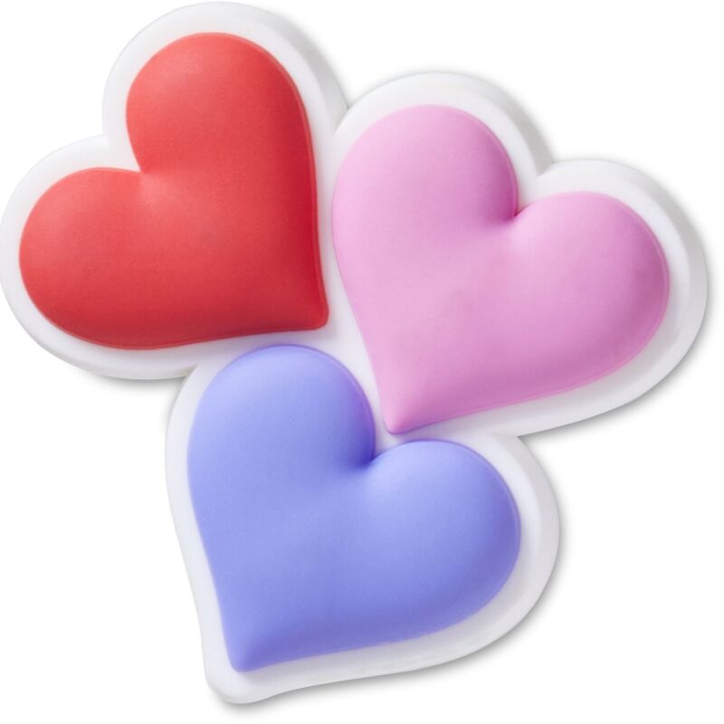 Crocs™ Jibbitz Pride Heart Trio 198445176012 