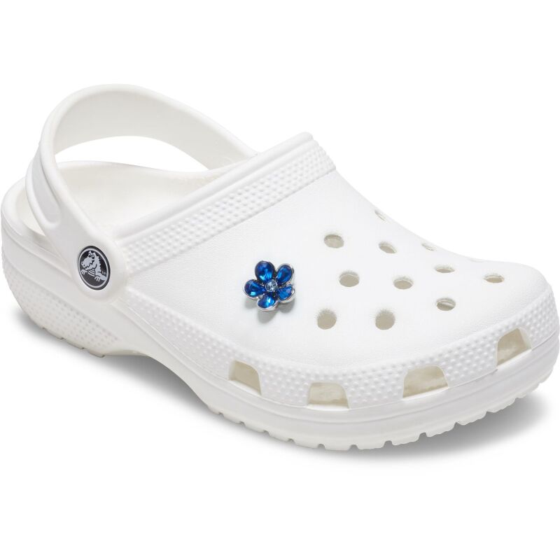 Crocs™ Jibbitz Silver And Blue Flower 198445175886 