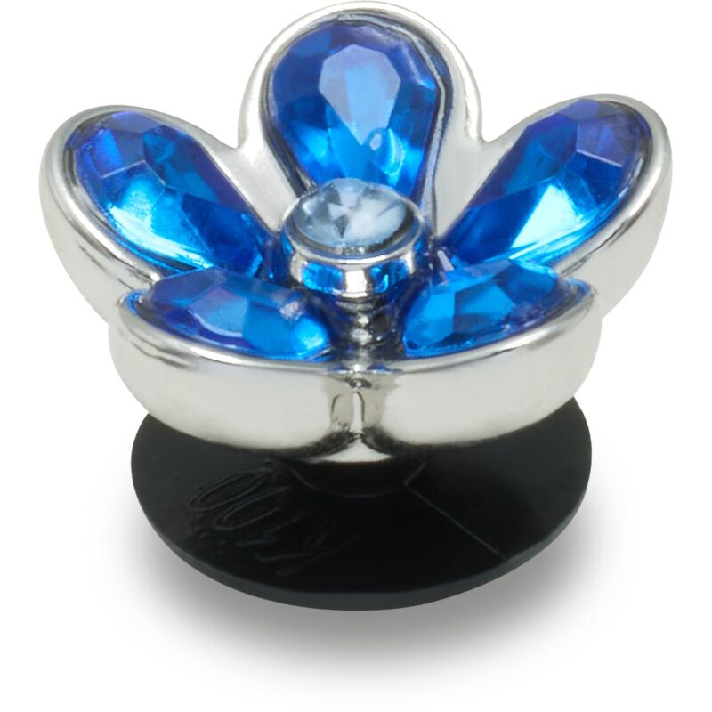Crocs™ Jibbitz Silver And Blue Flower 198445175886 