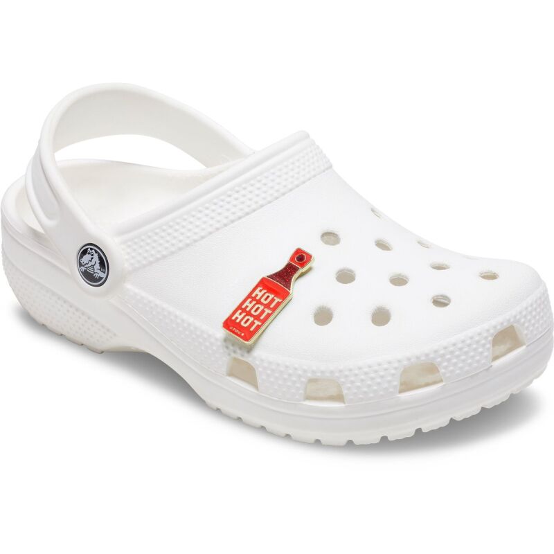 Crocs™ Jibbitz Gold Hot Hot Hot Sauce 