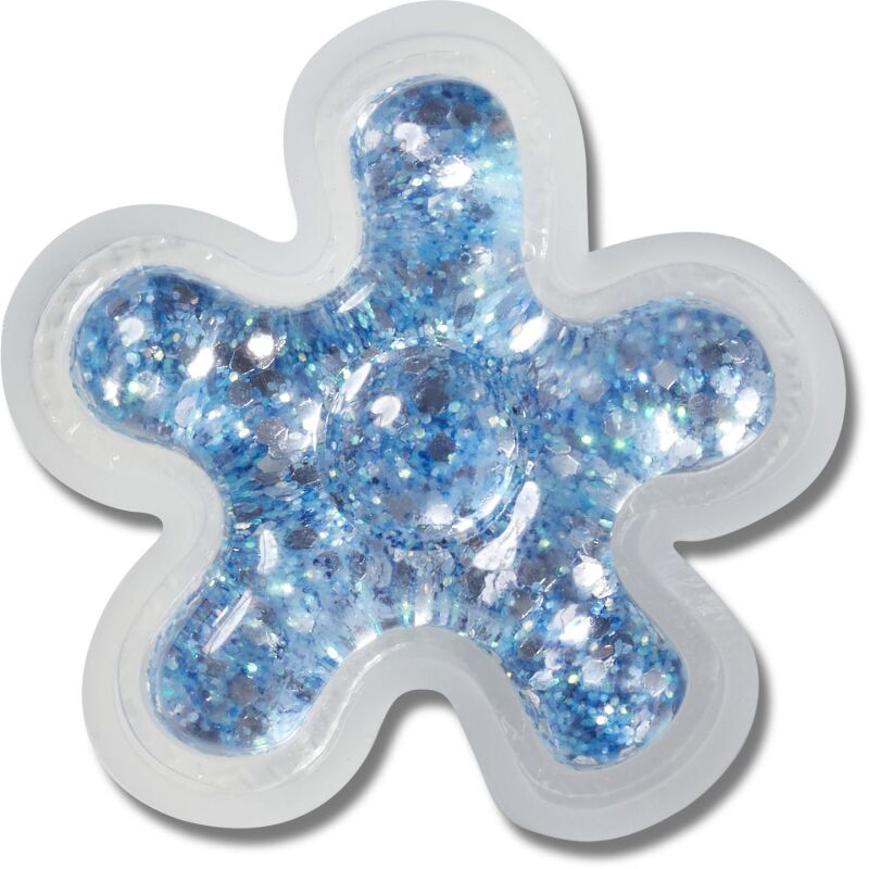 Crocs™ Jibbitz Blue Squish Filled Flower 198445175596 