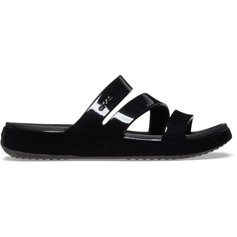 Crocs™ Getaway Patent Strappy Black