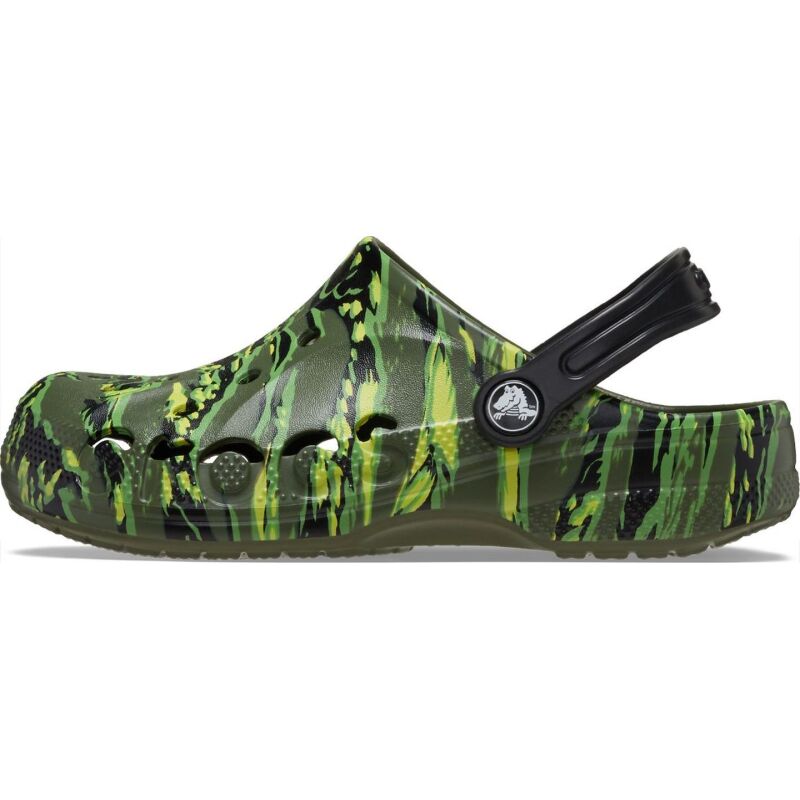 Crocs™ Baya Tie Dye Graphic Clog Kid's Tiger Camo
