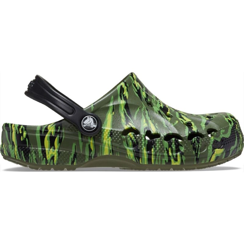 Crocs™ Baya Tie Dye Graphic Clog Kid's Tiger Camo