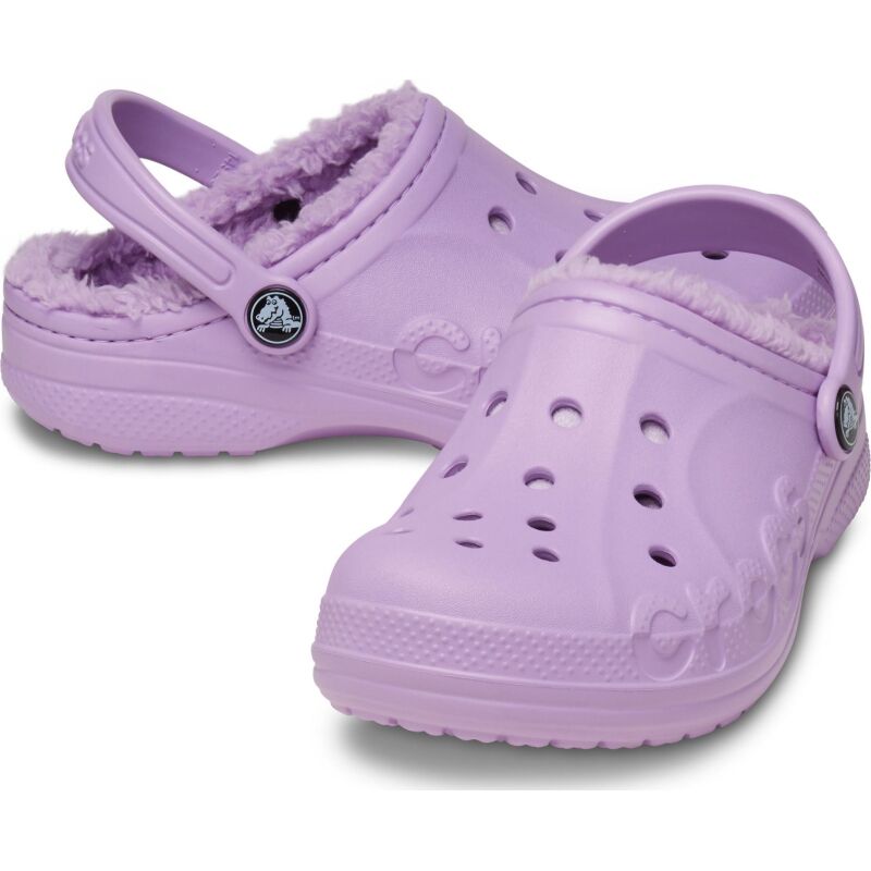 Crocs™ Baya Lined Clog Kid's 207501 Orchid/Orchid
