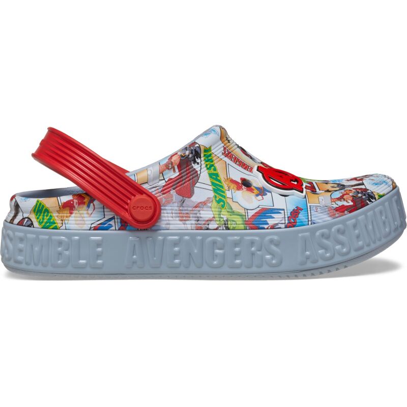Crocs™ Avengers Off Court Clog Kid's Blue Grey